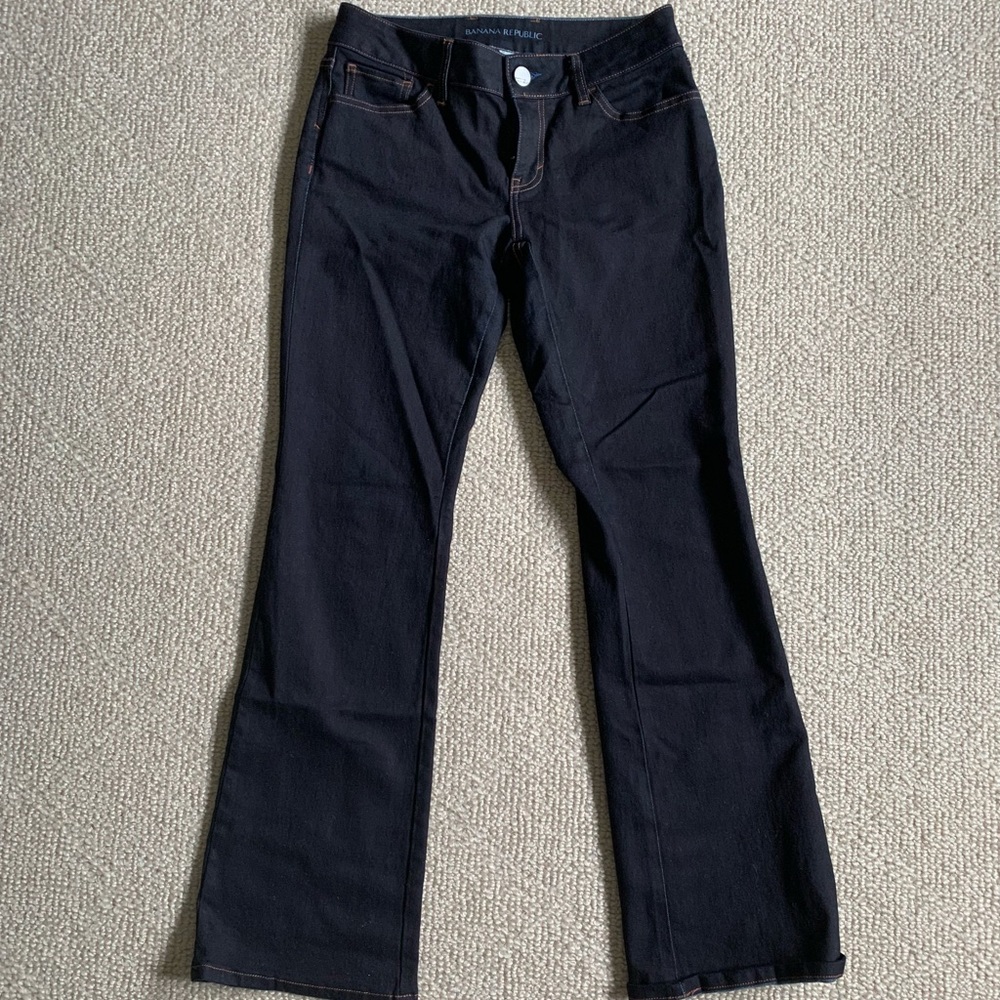 Banana Republic dark blue flare jeans